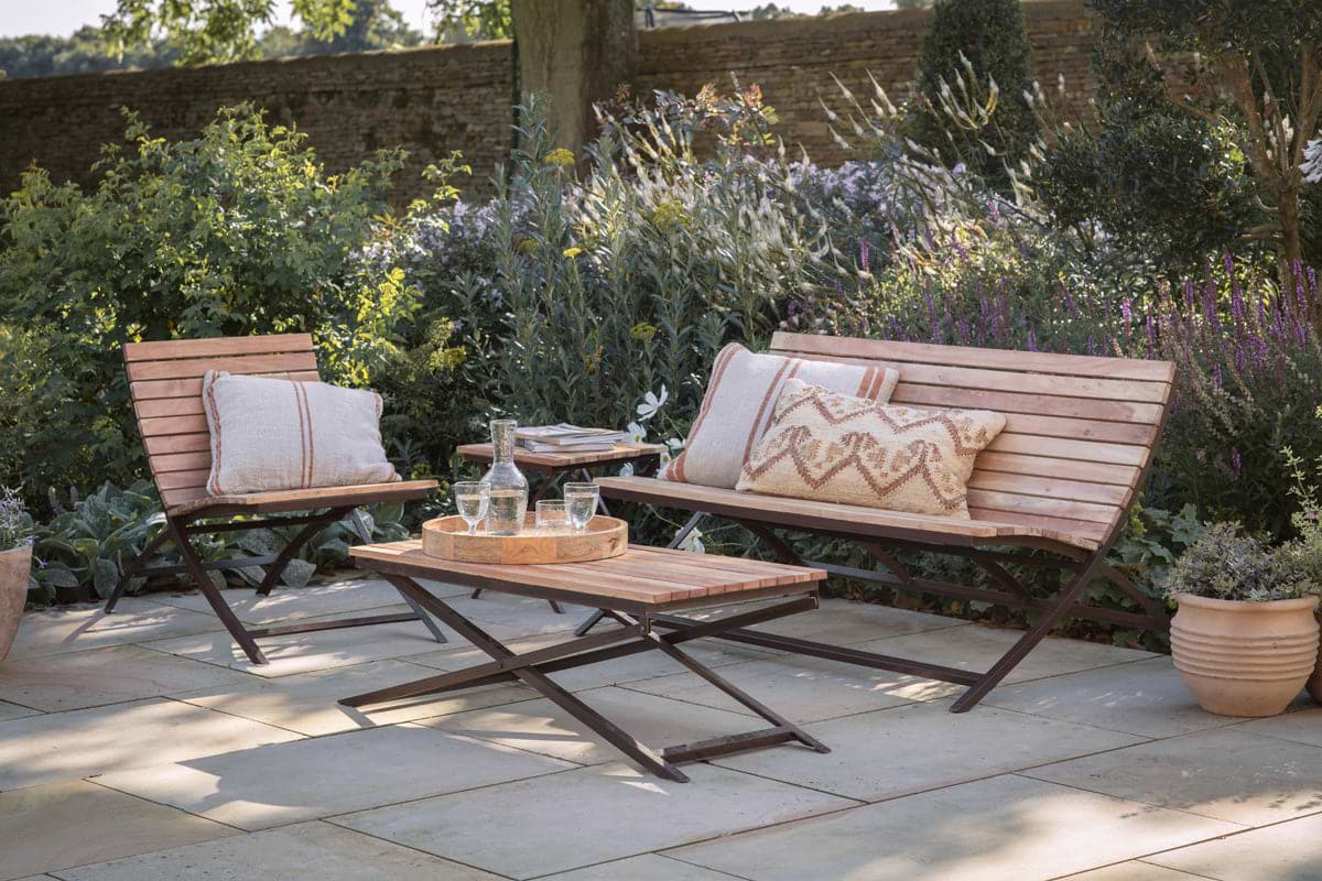 Yatin Outdoor Bench - Natural