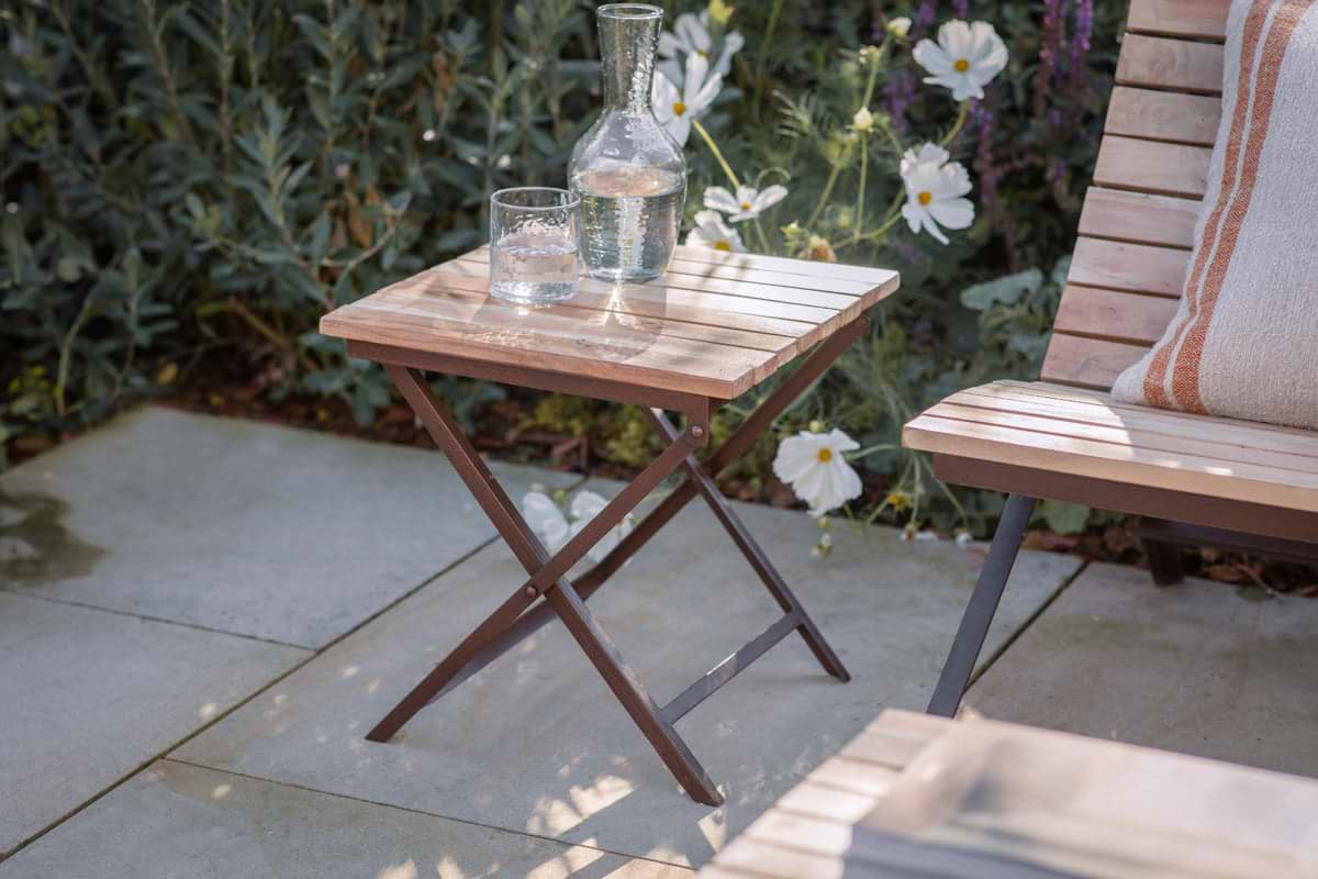 Yatin Outdoor Side Table - Natural-GARDEN-Nkuku