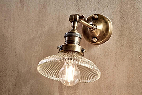 Zowie Recycled Glass Wall Light - Small