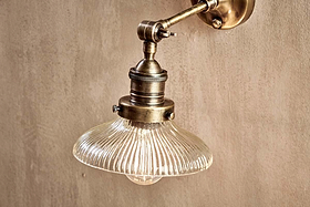 Zowie Recycled Glass Wall Light - Small