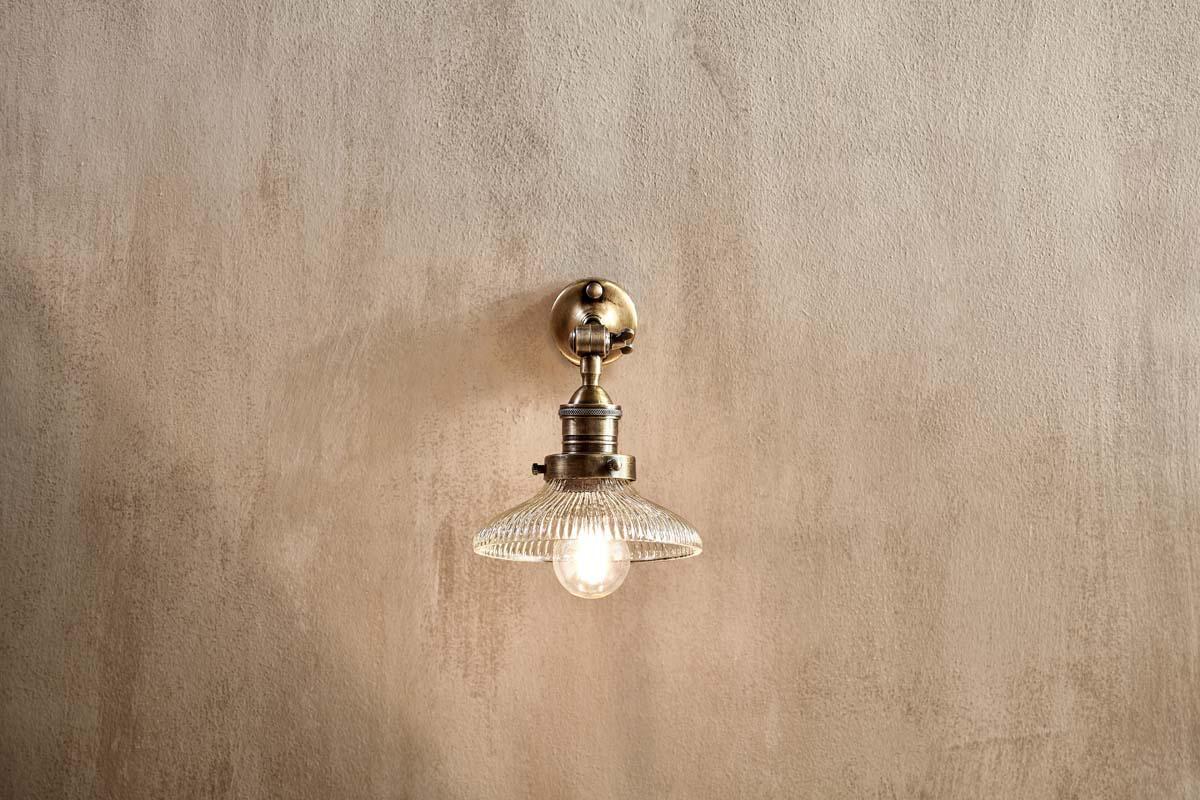 Zowie Recycled Glass Wall Light - Small-LIGHTS-Nkuku