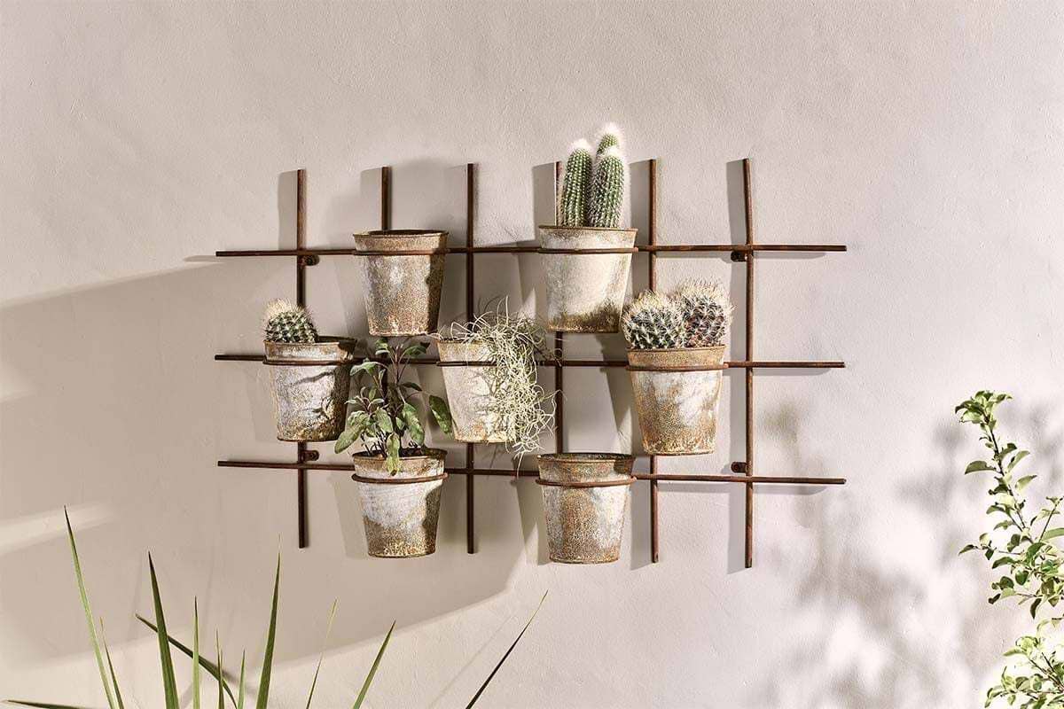 Abari Wall Hung Planter-VASES & PLANTERS-Nkuku