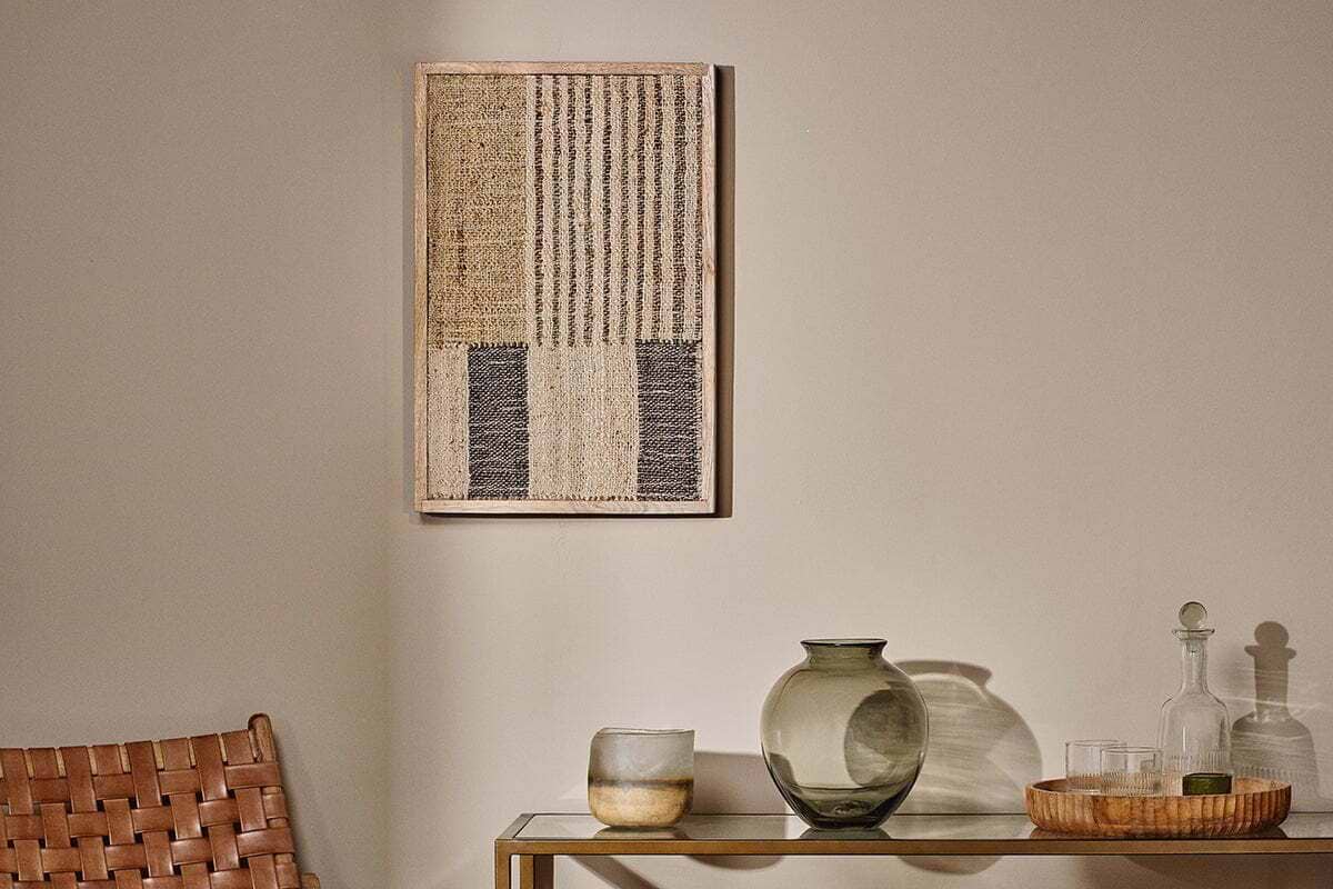 Gaiva Textile Wall Art-DECORATIVE ACCESSORIES-Nkuku
