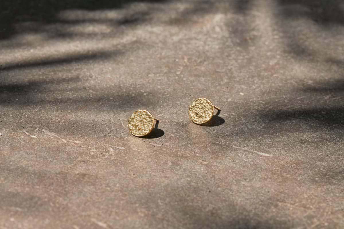 Karnataka Disc Earring Studs-GIFTING-Nkuku