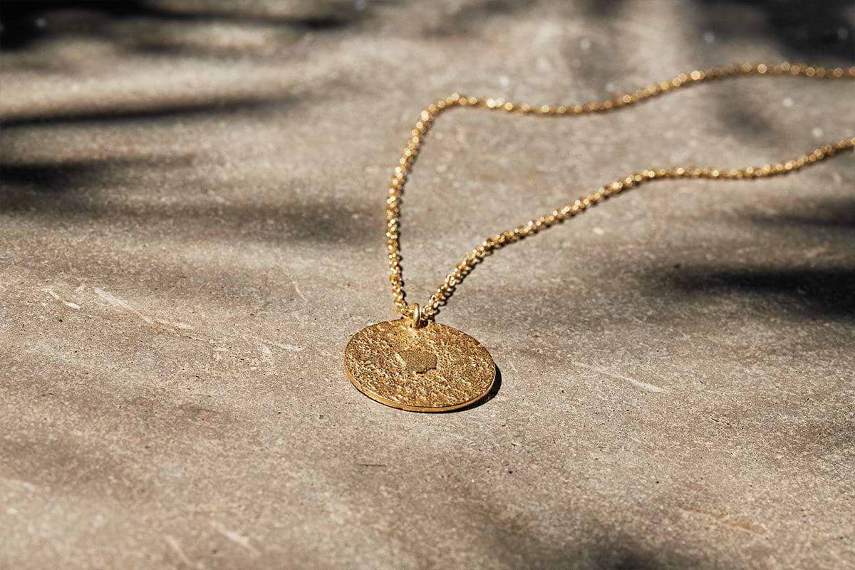 Karnataka Disc Pendant Necklace-GIFTING-Nkuku