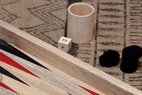 Mango Wood Backgammon