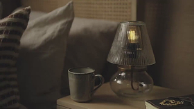 Dimalai Recycled Glass Table Lamp - Clear