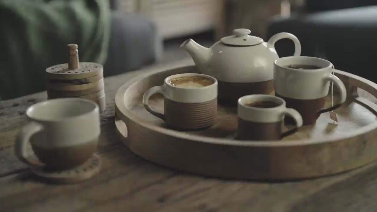 Anali Mango Wood Coasters - Natural