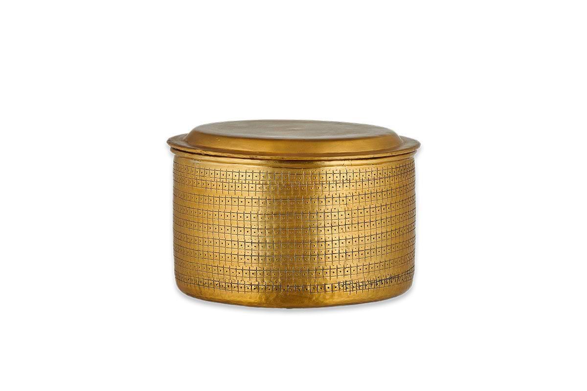 Tembesi Etched Pot - Wide-nkuku
