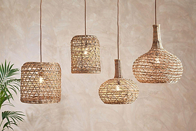 Beru Rattan Lampshade - Cylinder-SHADES-Nkuku