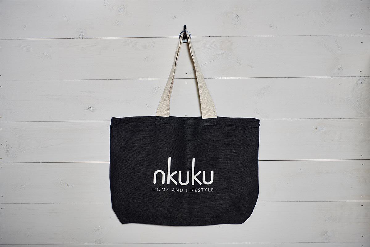 Jute & Cotton Tote Bag-GIFTING-Nkuku