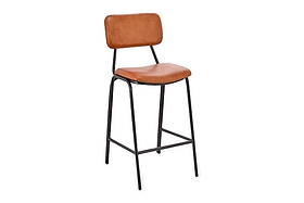 Nkuku FURNITURE Sotta Leather Bar Chair