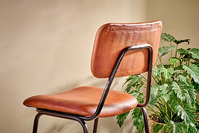 Nkuku FURNITURE Sotta Leather Bar Chair