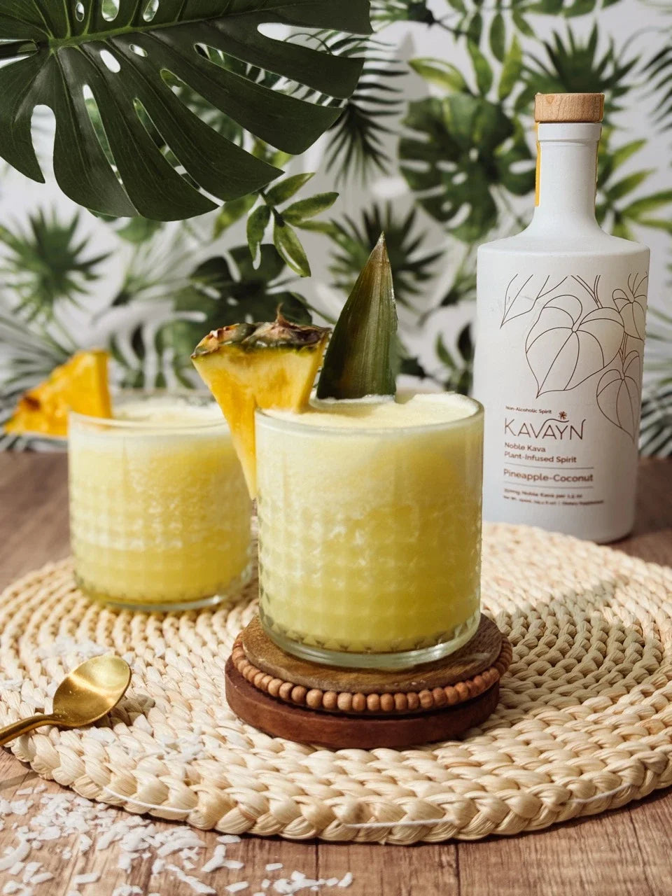 Kava Colada with Kavayn Pineapple Coconut Kava Spirit