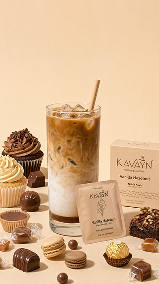 Kavayn Vanilla-Hazelnut Snap Packs Wholesale Case