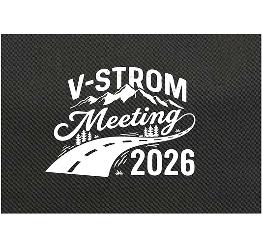 Vストロームミーティング2026 オリジナルラウンドショルダーバッグ