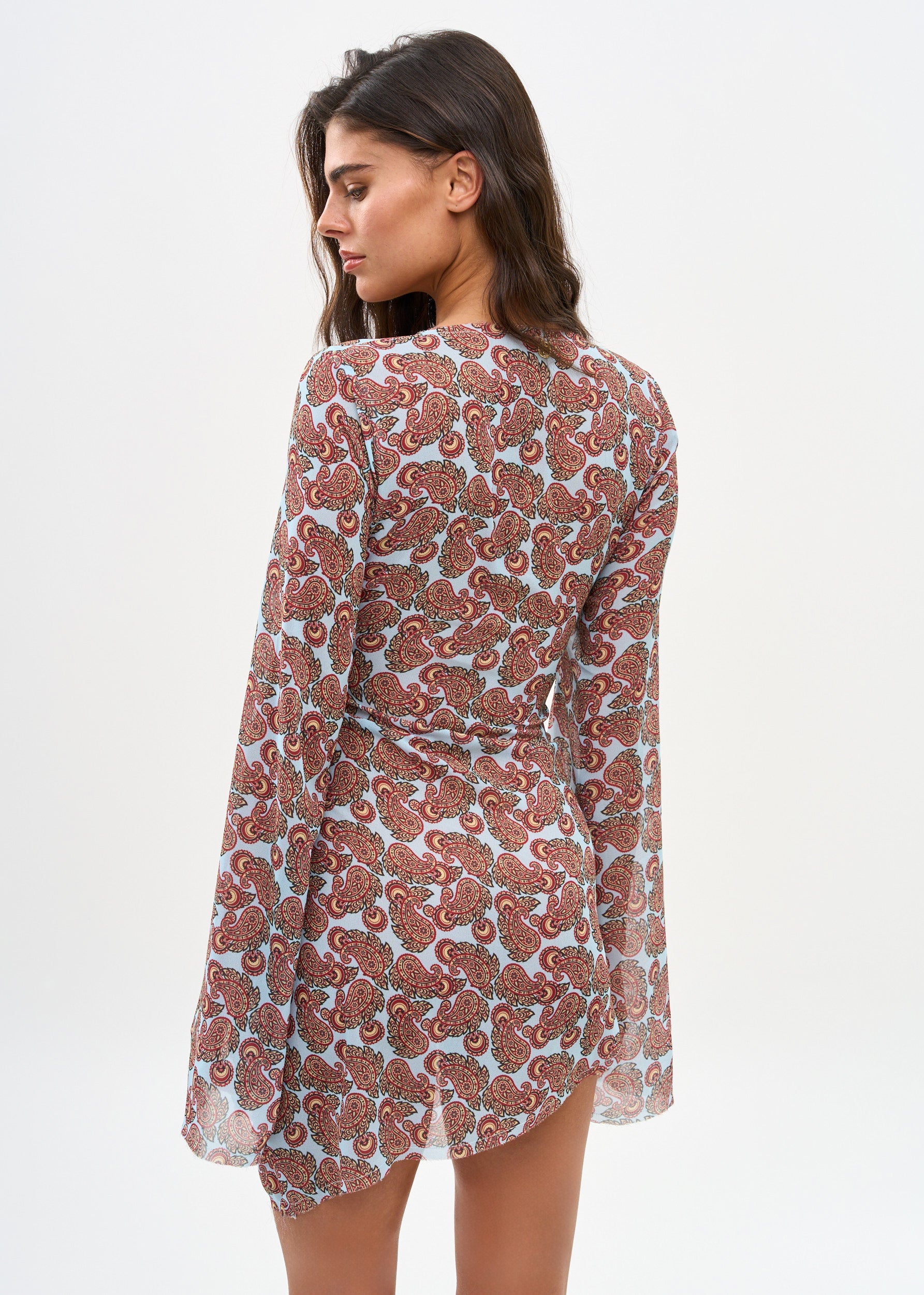 שמלות קיץ קלילות MACI POPSICLE PAISLEY - MINI DRESS