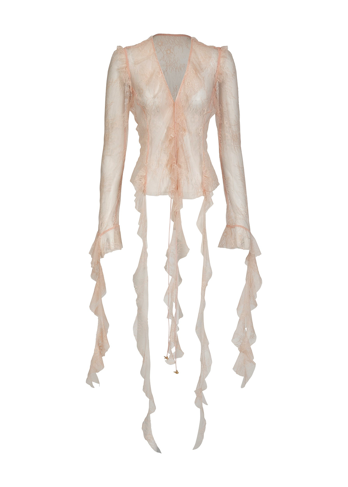 ALANA PEACH LACE - SHIRT – Bananhot