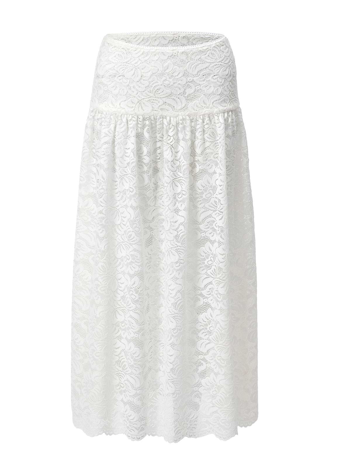 TRISTA WHITE LACE - SKIRT – Bananhot
