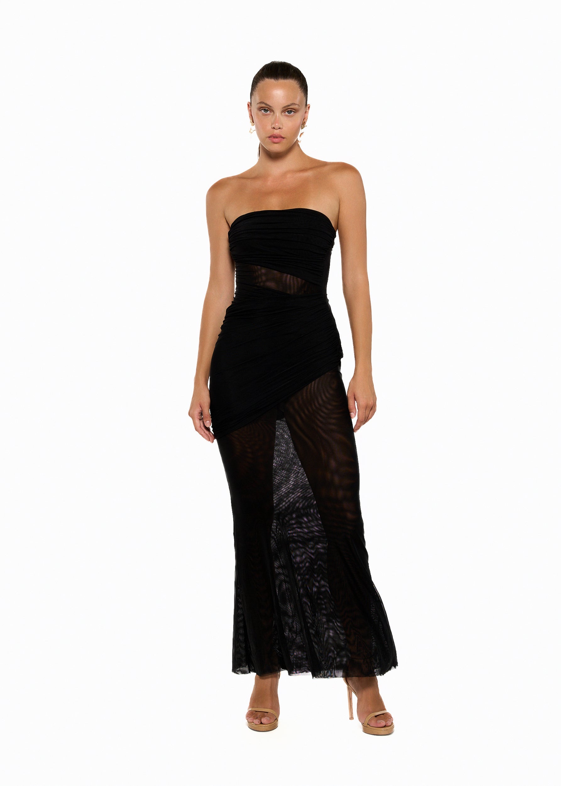 שמלות ערב AQUALINA BLACK - DRESS