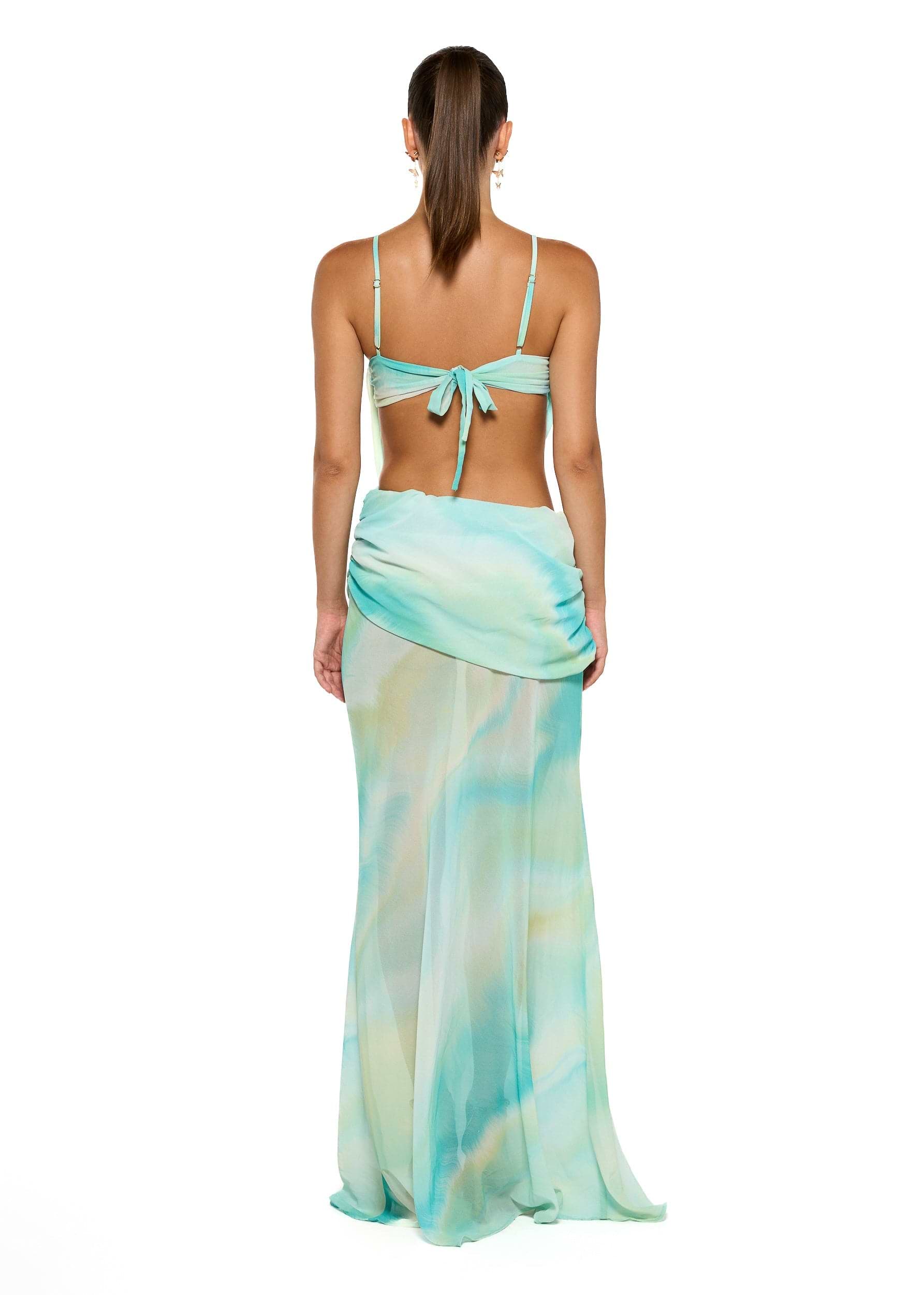 שמלות קיץ ALFIA GREEN LAGOON - DRESS