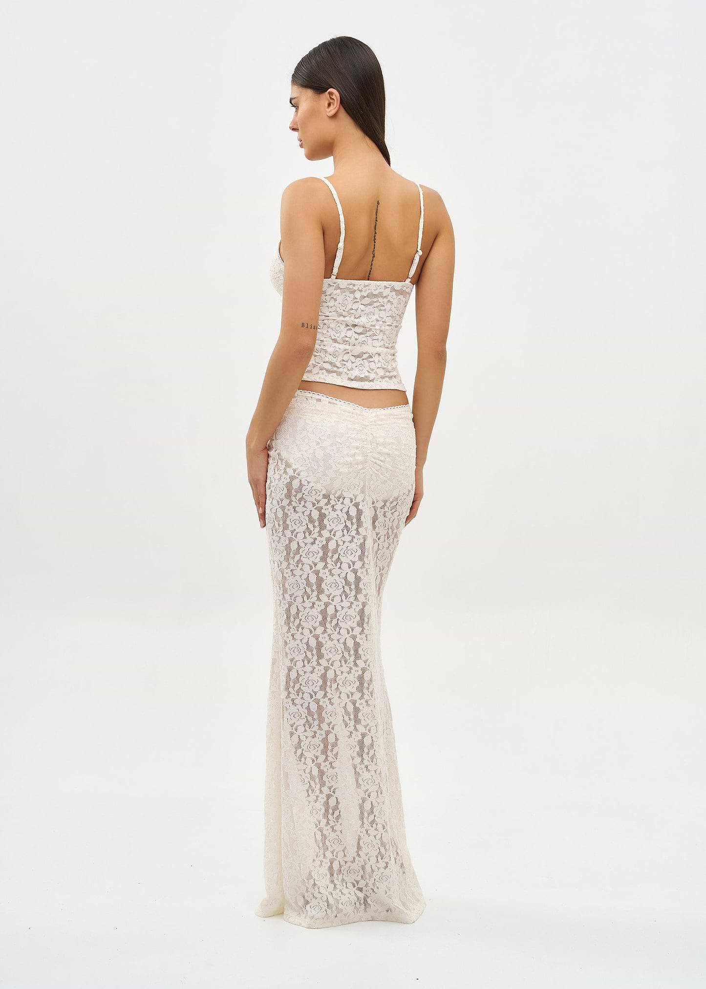 DAISY CREAM LACE - SKIRT