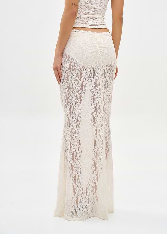 DAISY CREAM LACE - SKIRT