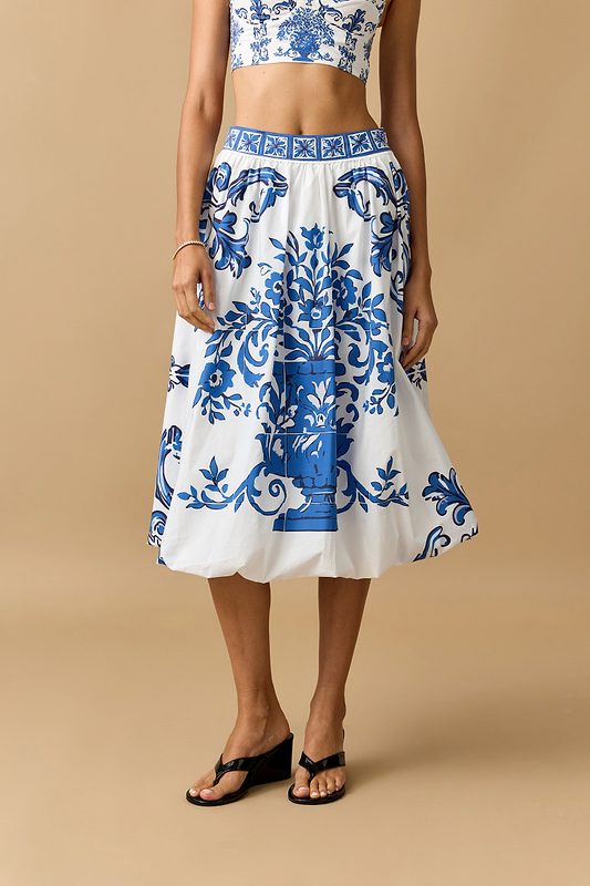 SOLANA BLUE MATERA - SKIRT