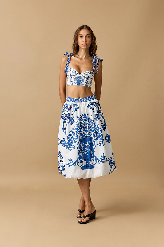 SOLANA BLUE MATERA - SKIRT
