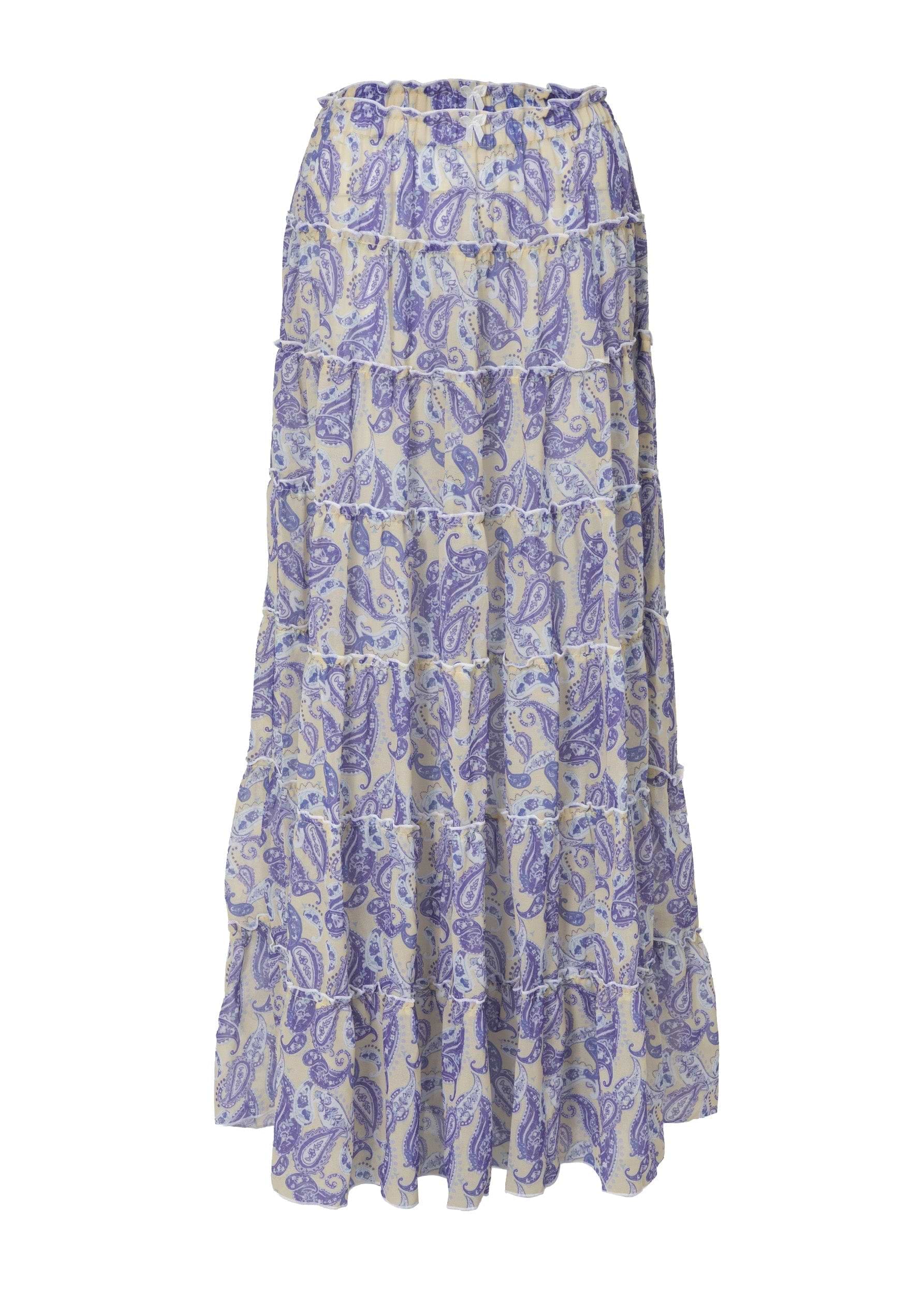 ELMA BLOOMING PAISLEY - SKIRT