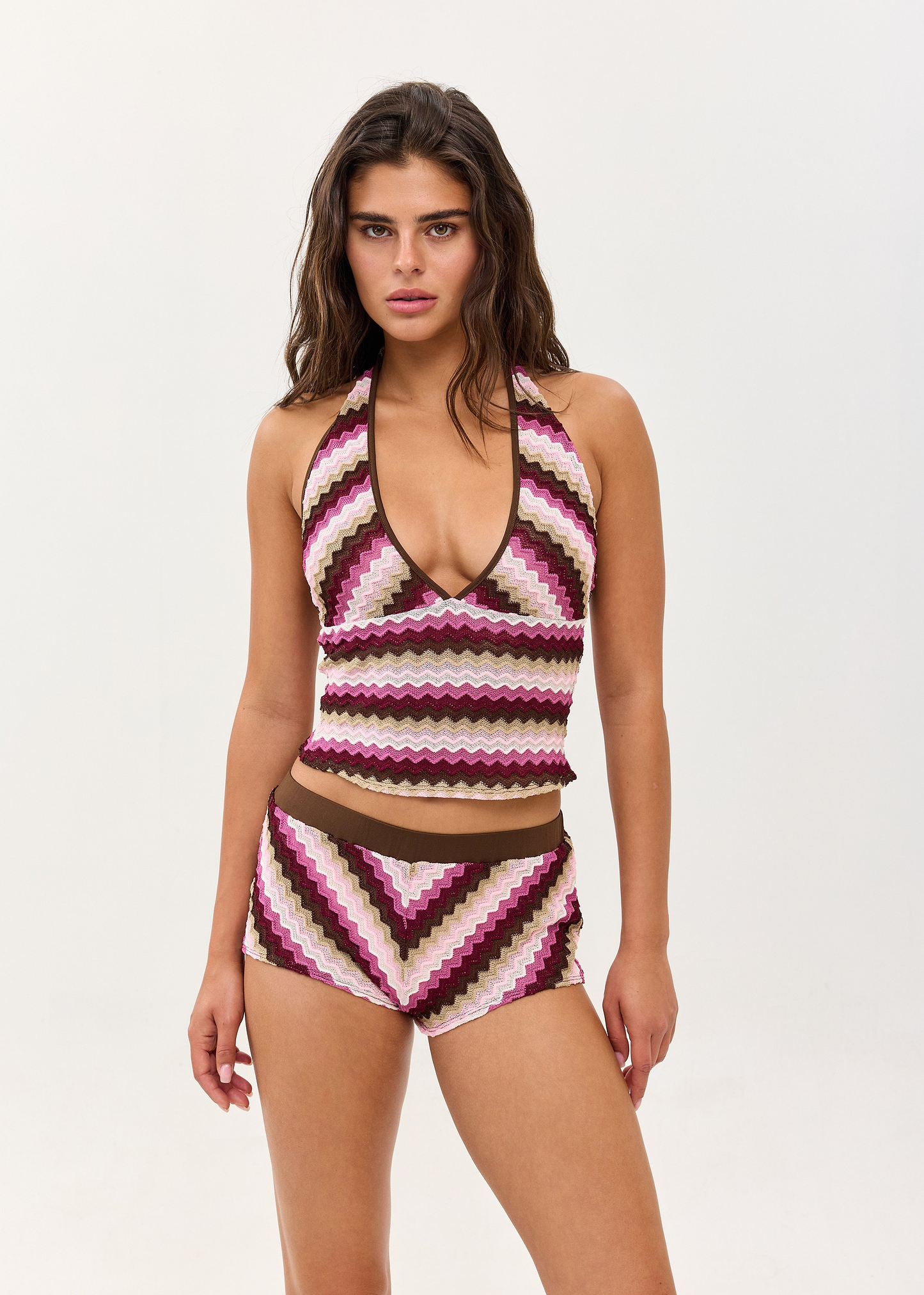 MADDY CHEVRON KNIT - TOP