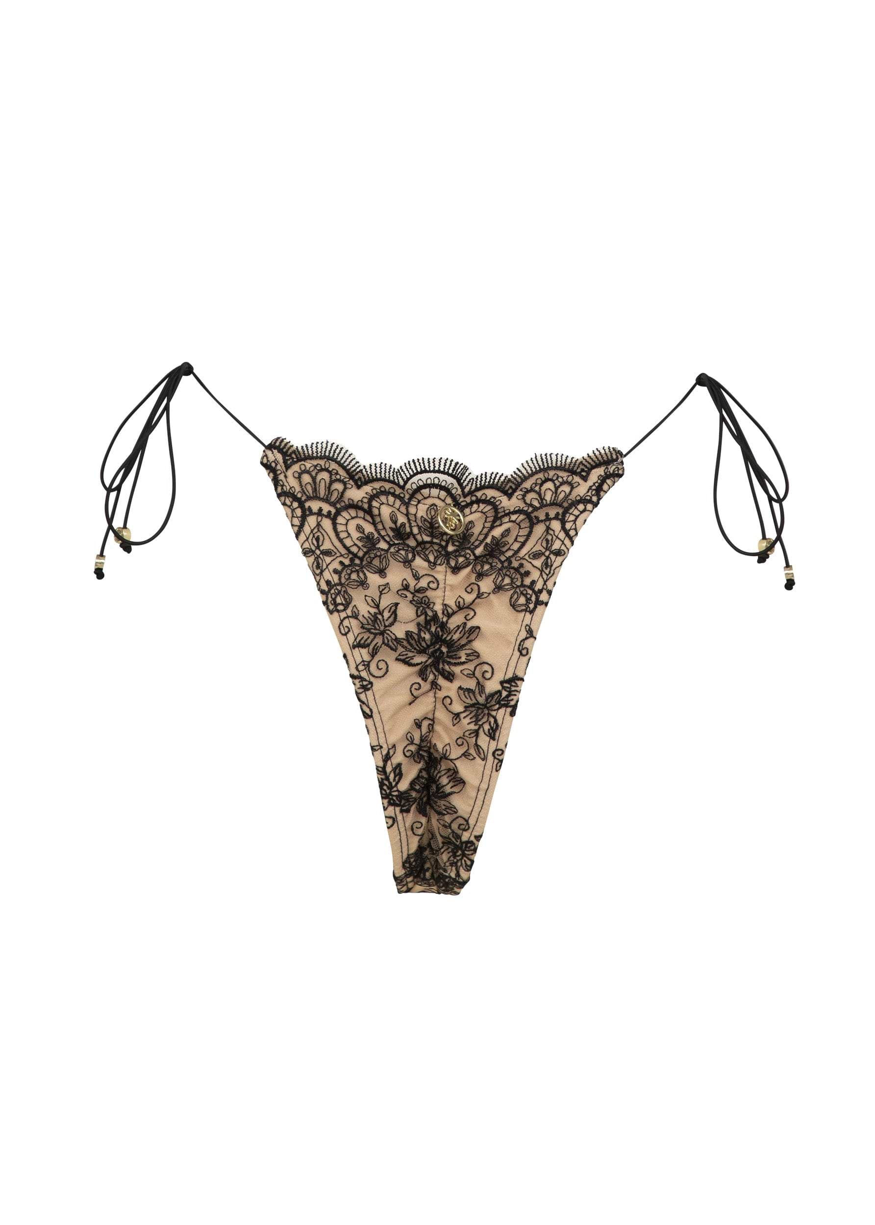 NINA BLACK LACE - BOTTOM