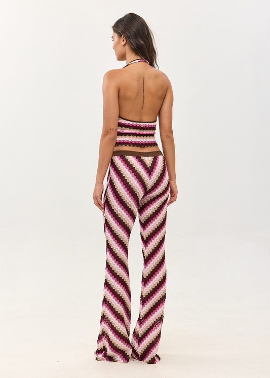 MADDY CHEVRON KNIT - PANTS