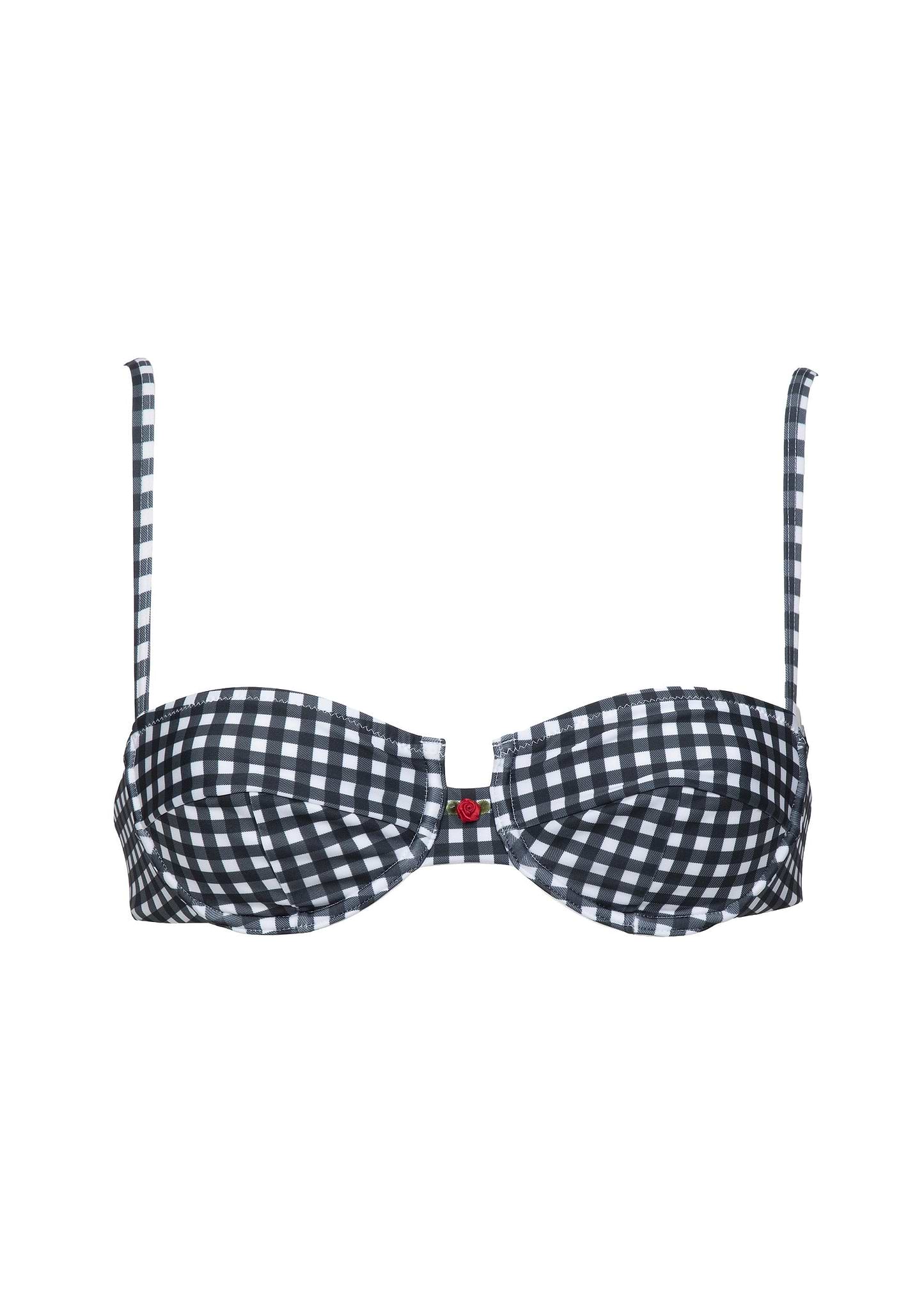 ESME BLACK & WHITE GINGHAM - TOP