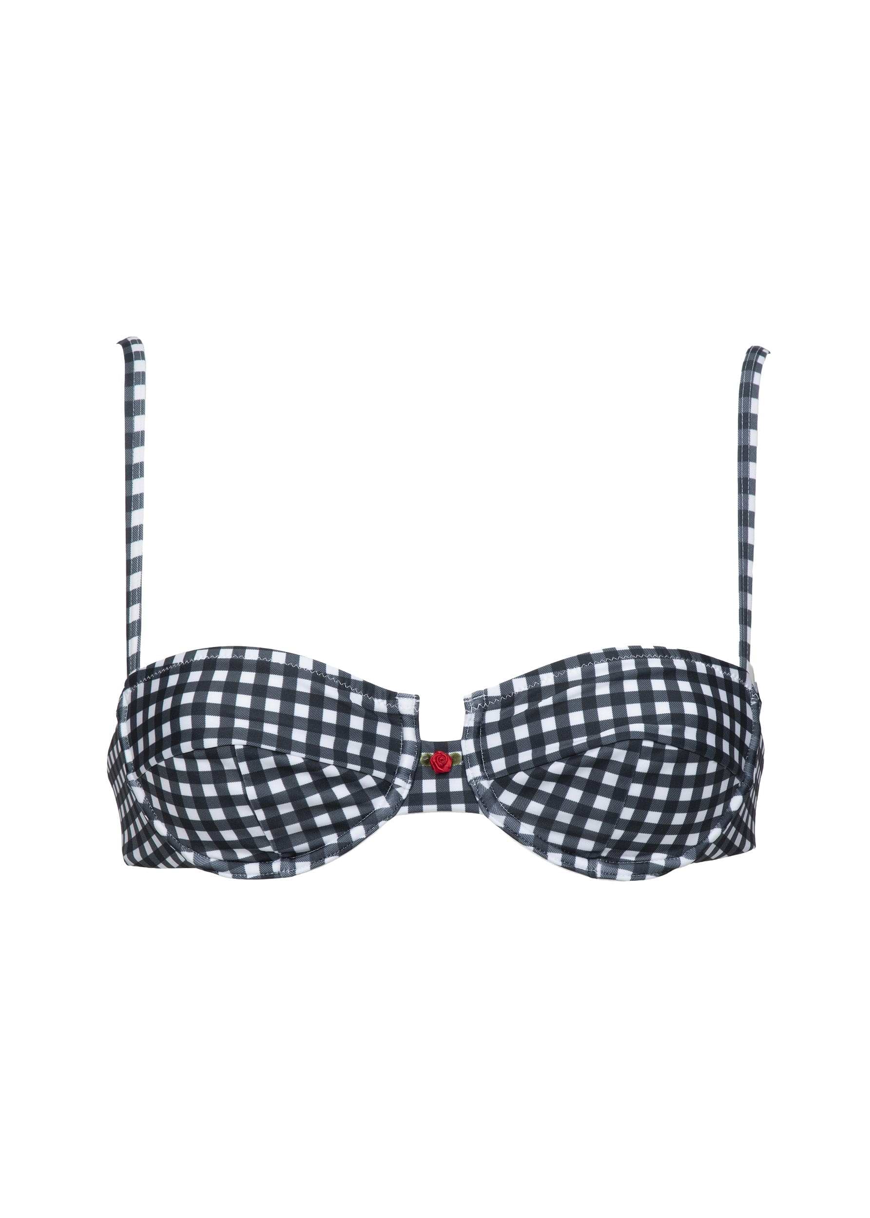 ESME BLACK & WHITE GINGHAM - TOP
