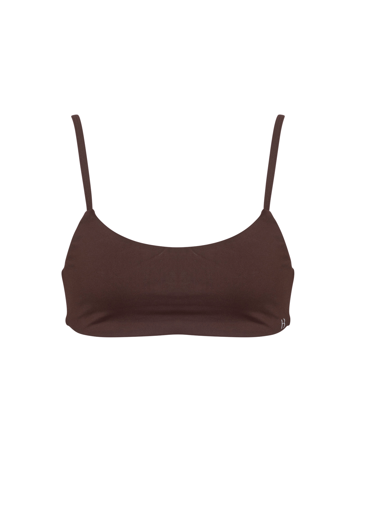 חזיות ספורט לנשים ISADORA DARK BROWN - TOP