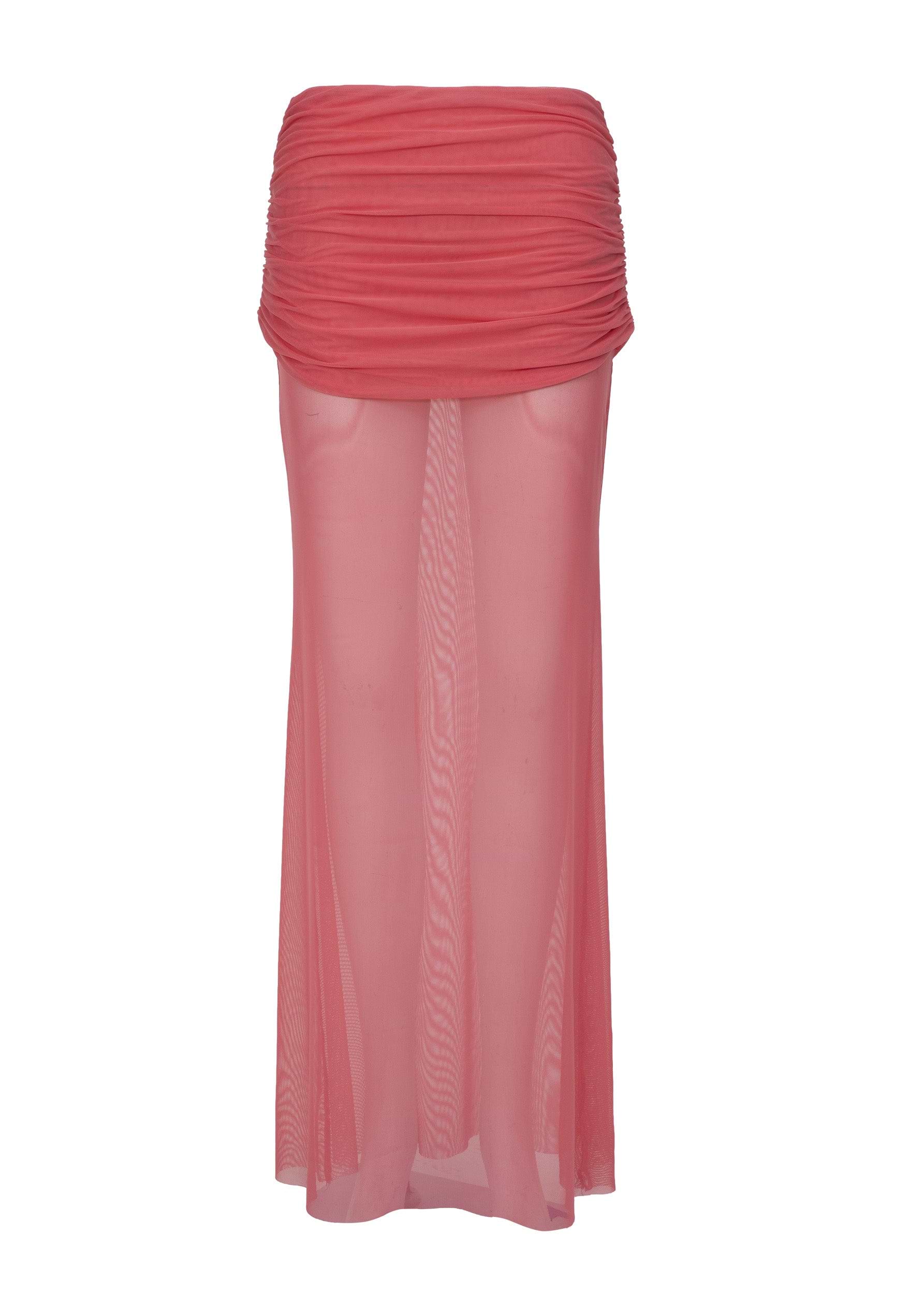 LENA PEACH PINK - SKIRT