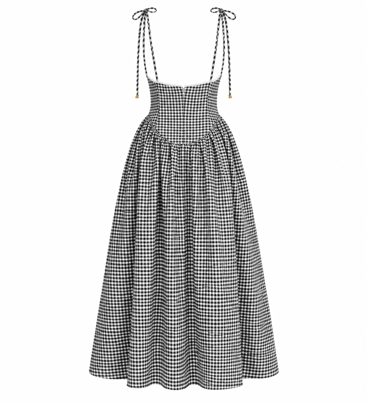 PALOMA BLACK & WHITE GINGHAM - DRESS