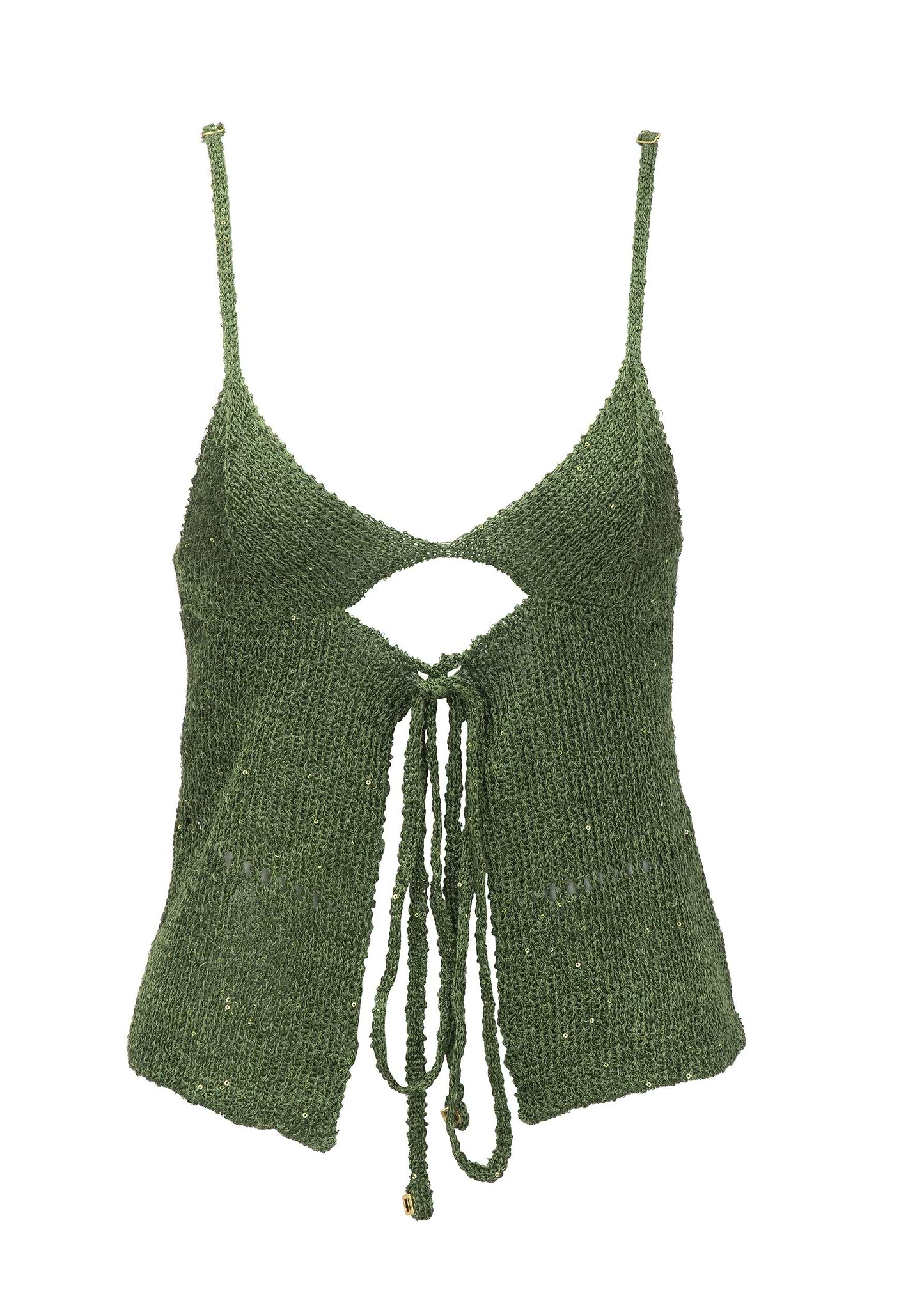 ASTRA GLITTER JUNGLE GREEN - SHIRT