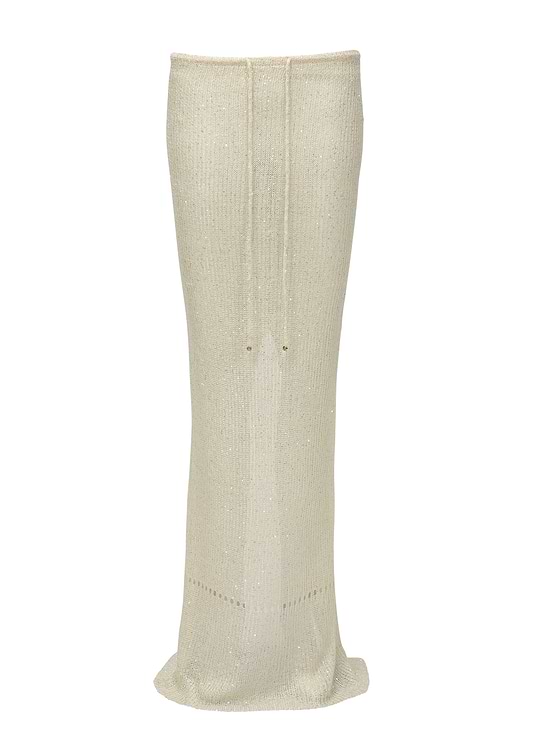 ASTRA GLITTER MACADAMIA - SKIRT
