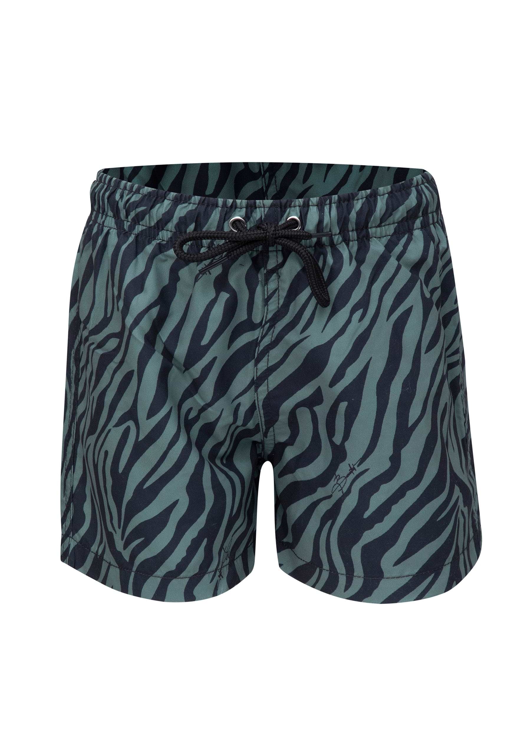 BOY SWIM SHORT - GREEN SAVANNAH