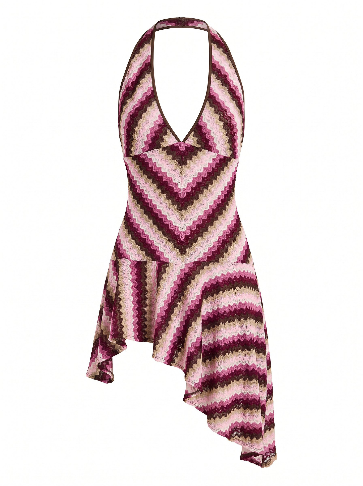 MADDY CHEVRON KNIT - MIDI DRESS