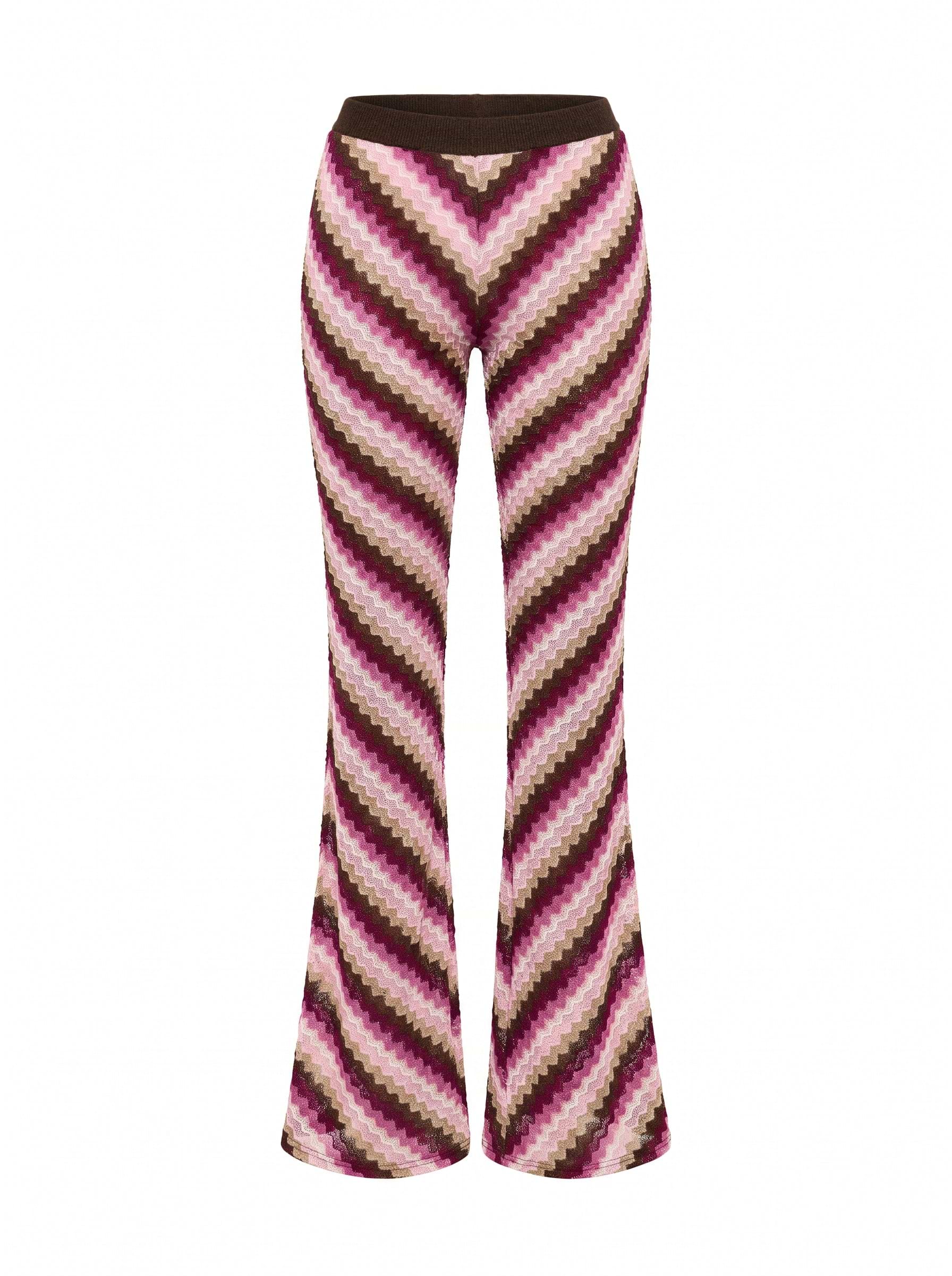 MADDY CHEVRON KNIT - PANTS