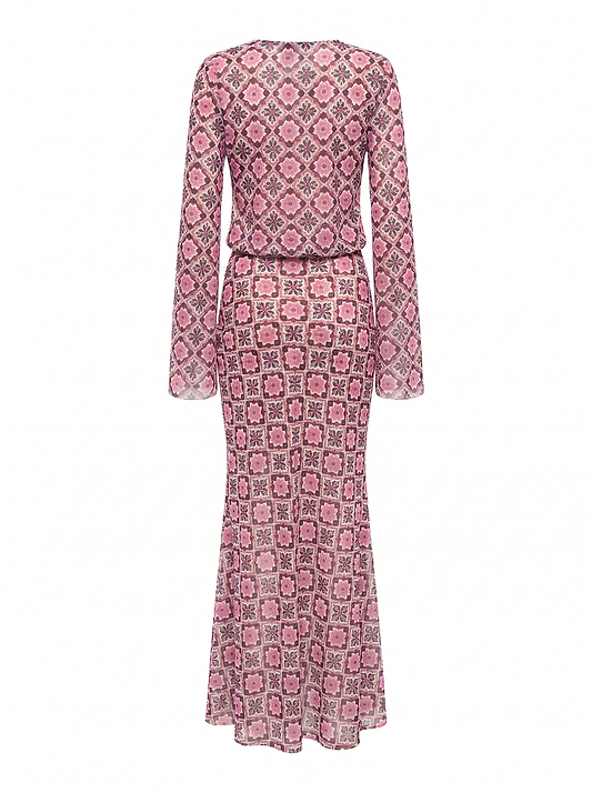 NEMA ANISE TILE - MAXI DRESS
