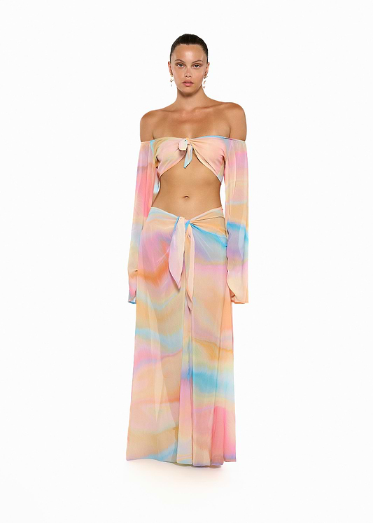 HAYZEL PINK LAGOON - SKIRT