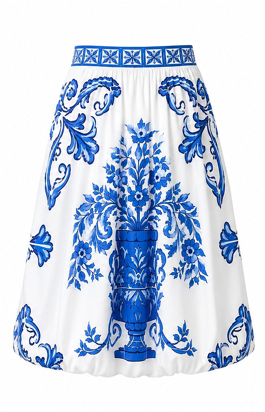 SOLANA BLUE MATERA - SKIRT