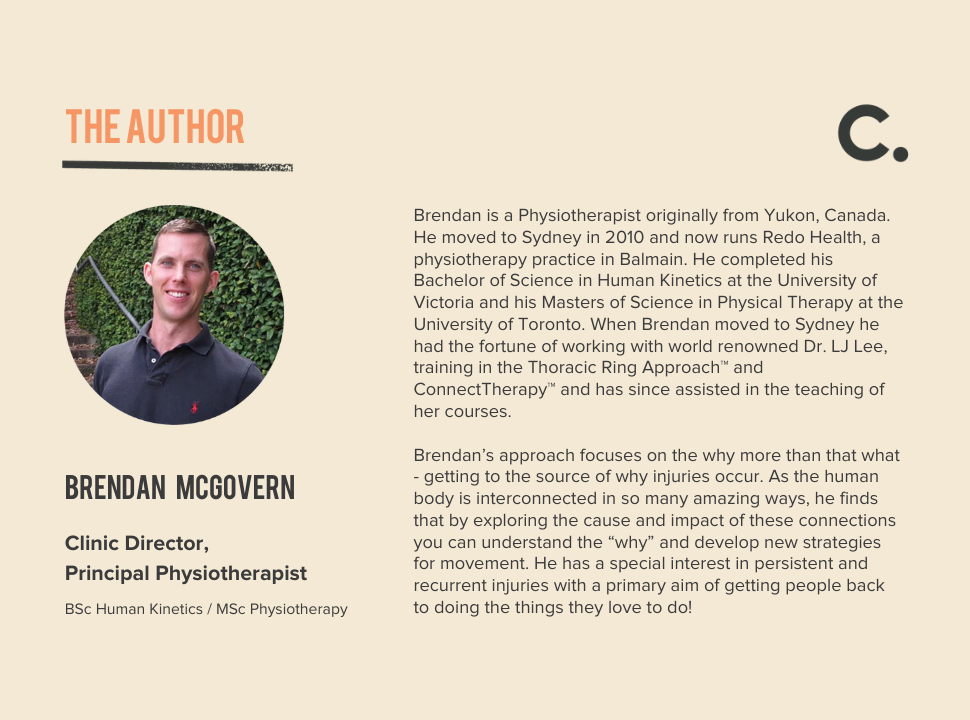 Brendan McGovern Physiotherapist Sydney