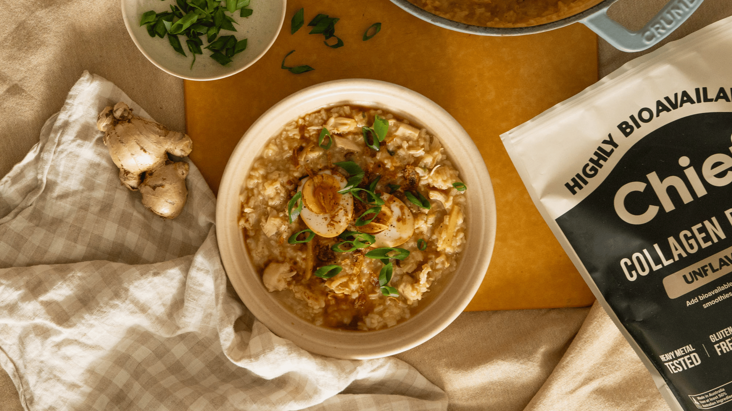 Gut Healing Ginger & Chicken Congee
