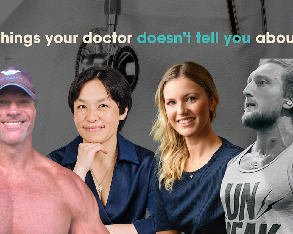 4 things your doctor doesn't tell you about with Dr Charlton, Dr Turton, Dr Baker and Jake Dolechal