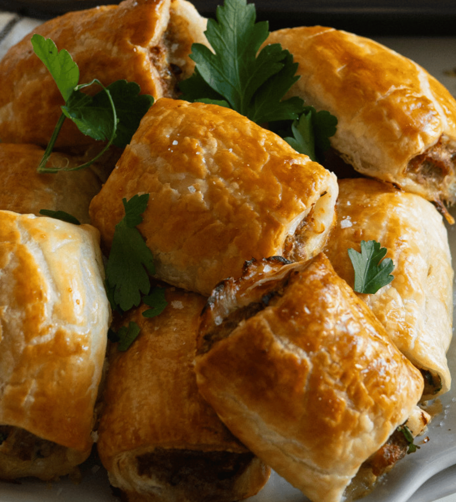 Healthy Fennel, Beef & Pork Sausage Rolls